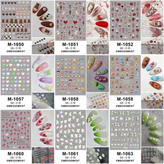 Sticker nail dán móng tay 3D-5D mã mới