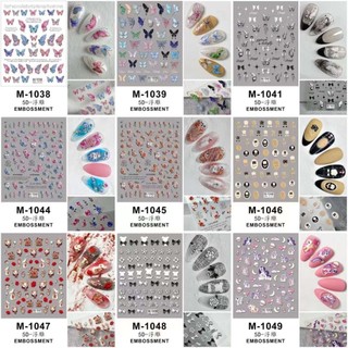 Sticker nail dán móng tay 3D-5D mã mới