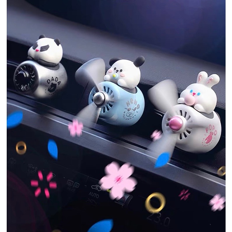Nước hoa cài cửa gió xe ô tô khuếch tán , sáp thơm cài cửa gió ô tô máy bay LineFriends Chính Hãng