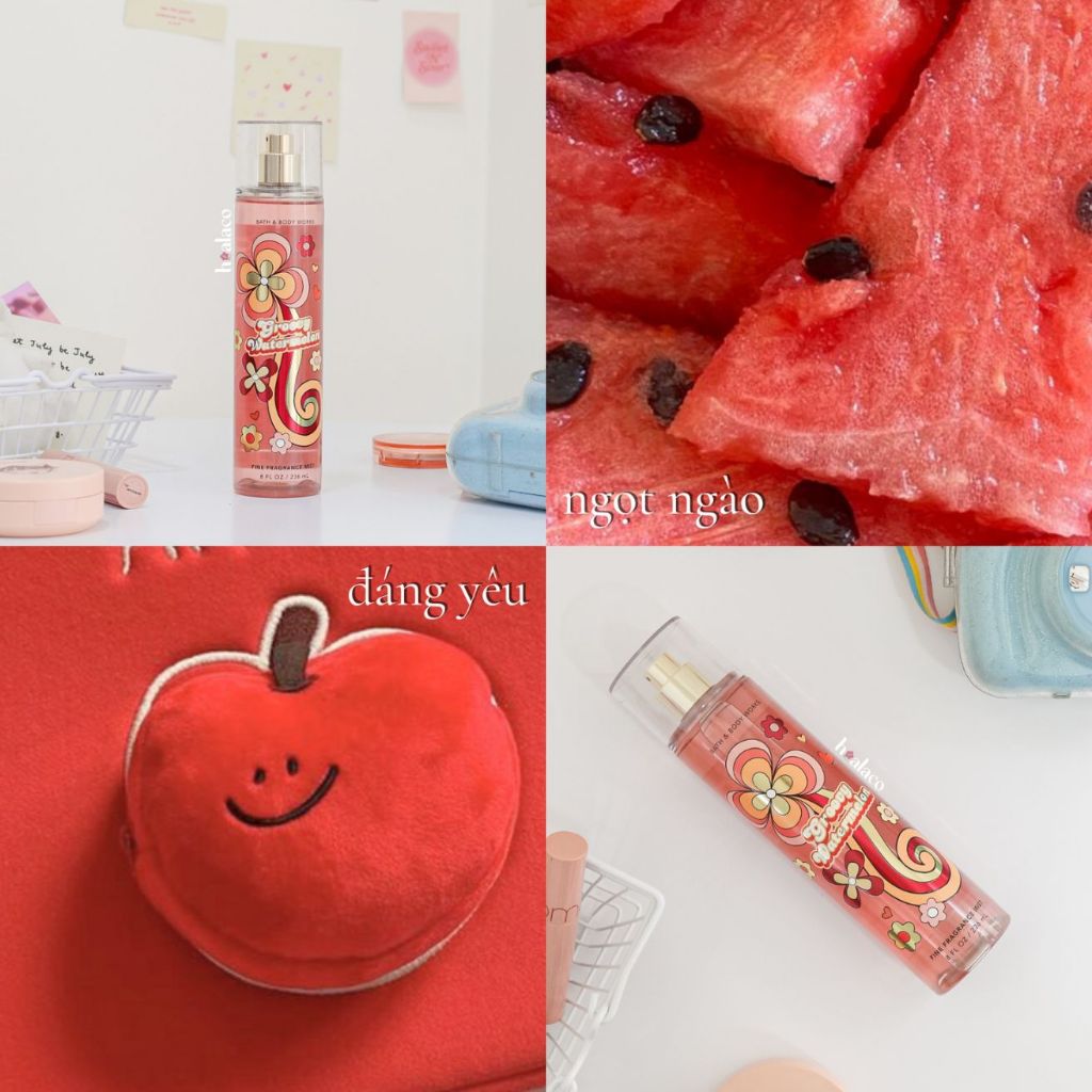 XỊT THƠM TOÀN THÂN BODY MIST GROOVY WATERMELON - Bath & Body Works Hàng Mỹ