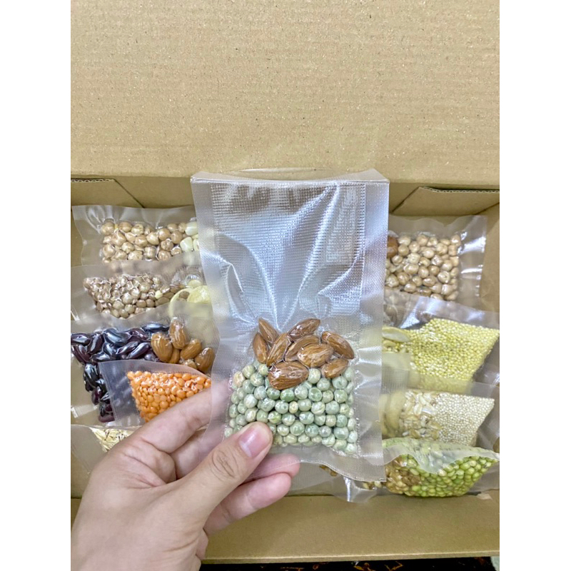 Set hạt làm sữa hạt set .10 gói không trùng vị -50g/gói. sét hạt dinh dưỡng nấu sữa,600-700ml