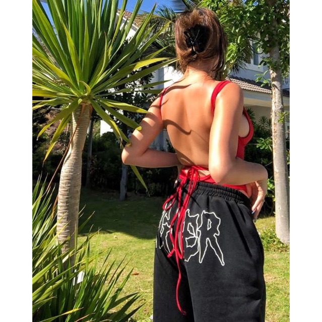 Quần Nỉ Logo Sweatpants Ver2 - Black