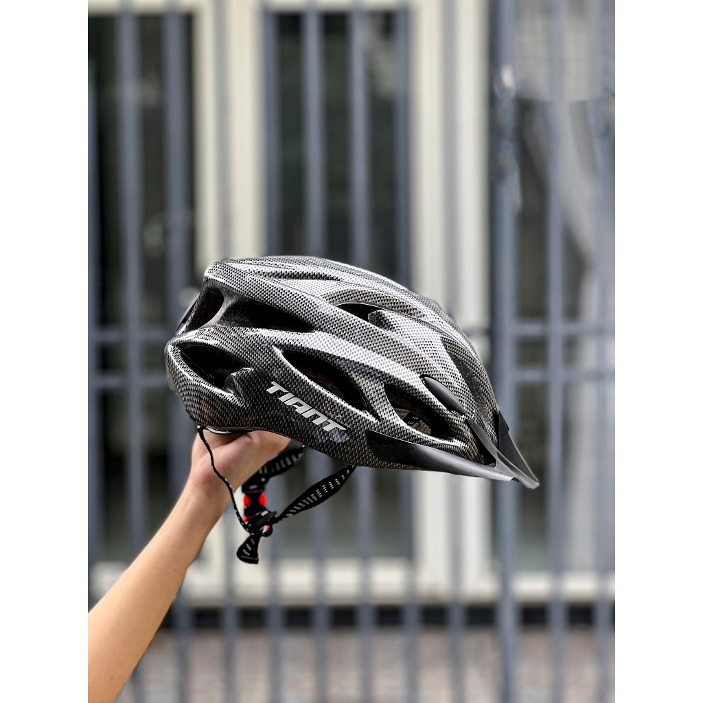 NÓN MŨ THỂ THAO DOT TIANT D08 MÀU CACBON CHÍNH HÃNG