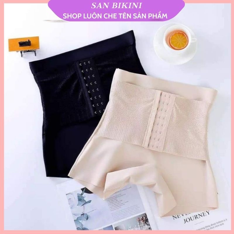 QUẦN GEN NỊT BỤNG LƯNG CAO, QUẦN GEN BỤNG MẶC TRONG VÁY CÓ KHUY CÀI ĐỊNH HÌNH CHẤT SU MỀM MẠI CHỐNG LỘ SANBIKINI QG01