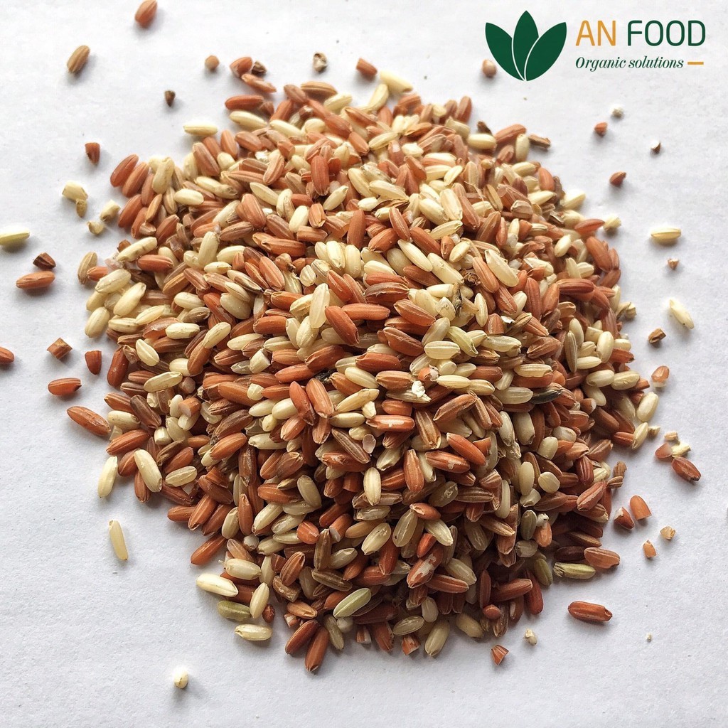 Gạo lứt nương Điện Biên Anfood túi 1kg, dẻo mềm thơm ngon