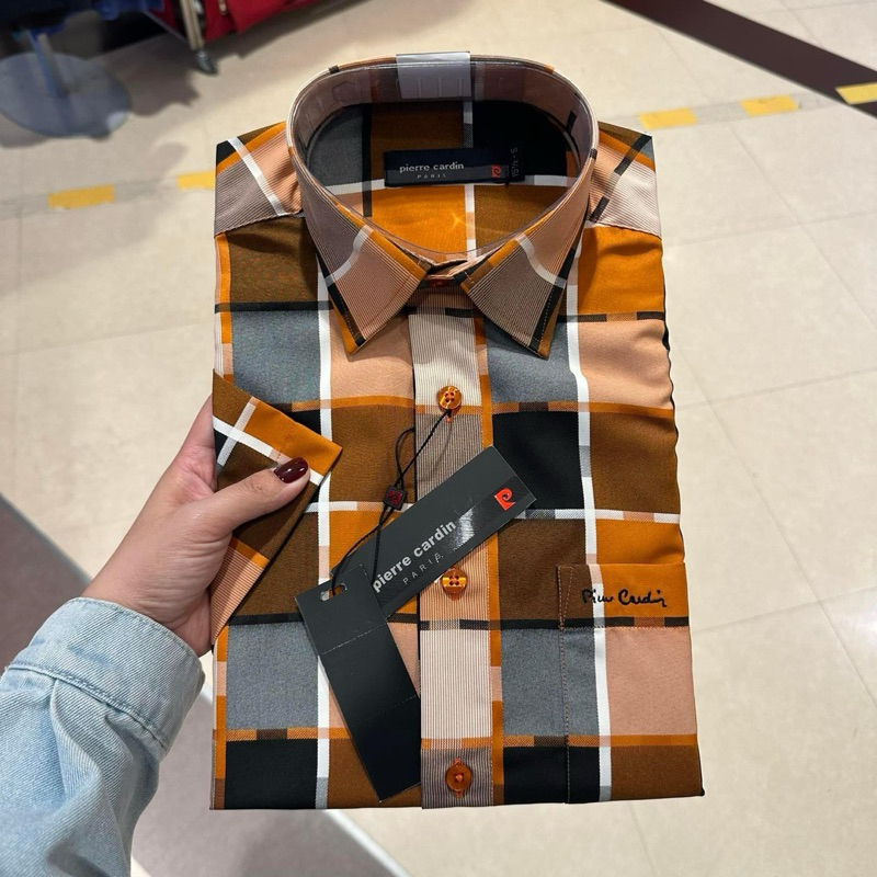 Sơ mi cộc tay Pierre Cardin auth sale