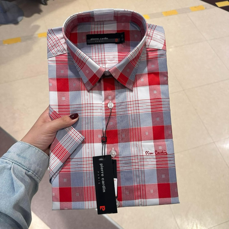 Sơ mi cộc tay Pierre Cardin auth sale