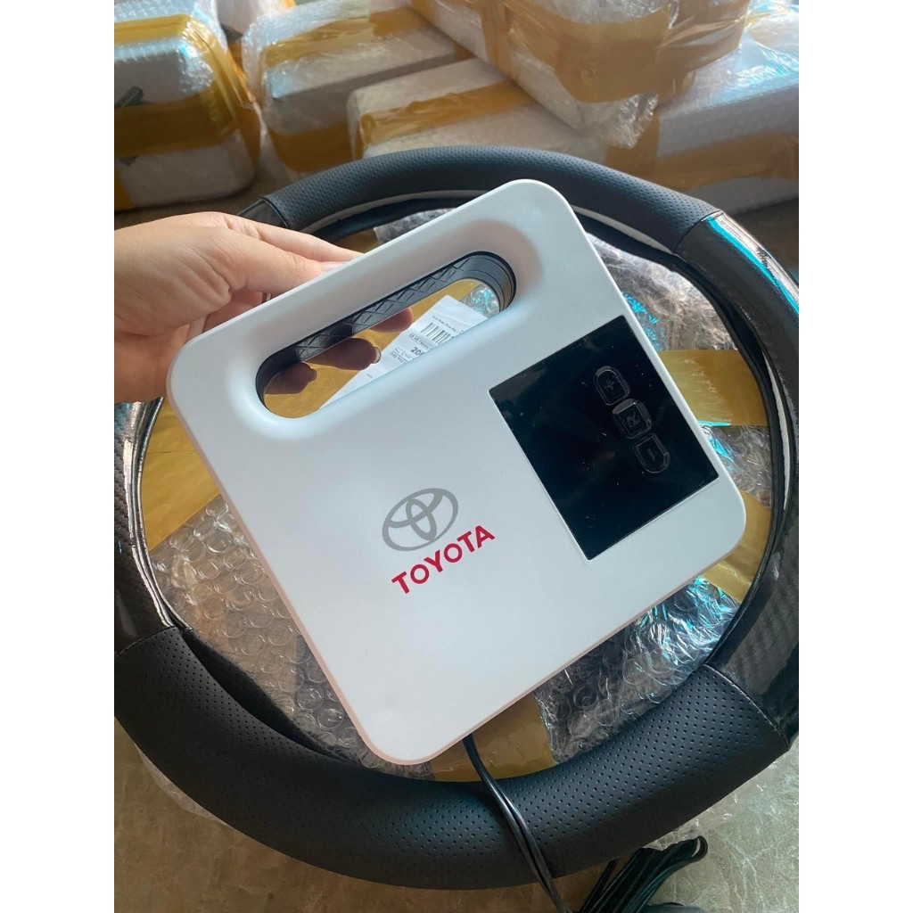 Bơm lốp ô tô toyota , xe hơi điện tử tự ngắt chính hãng TOYOTA - Bảo hành 12 tháng