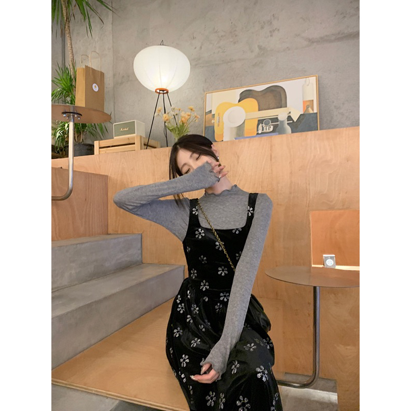 - Set áo váy cổ điển phong cách Pháp thu đông 2023