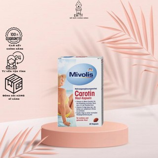 Viên uống chống nắng mivolis carotin hộp 60 viên - - em tý store