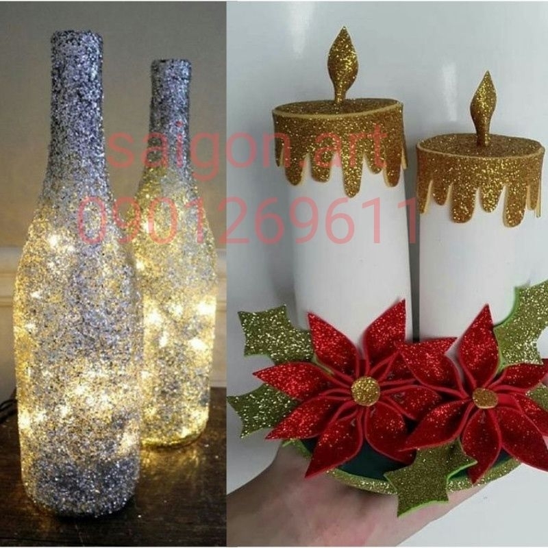 Kim Tuyến Ánh Xà Cừ, Kim Tuyến Ngũ Sắc Trang Trí Size 64 Vừa 100g