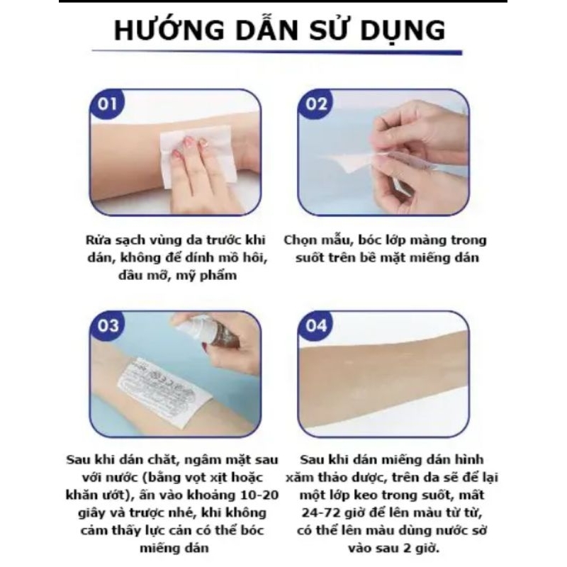 Hình săm mini cá tính, chống nước lâu trôi