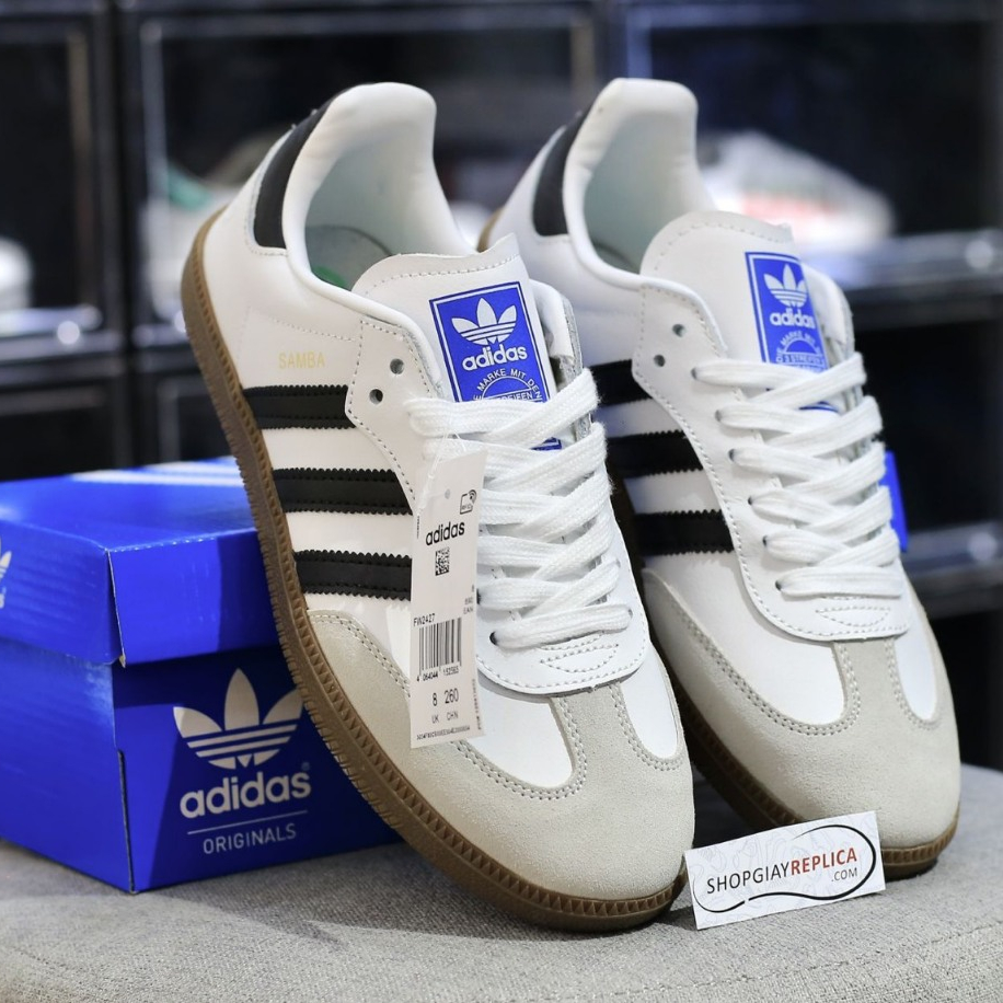 Giày adidas samba nam nữ Bản Cao Cấp, Giày samba Đế Cao Su Nguyên Khối Đủ Size 36-43 full box bill PK