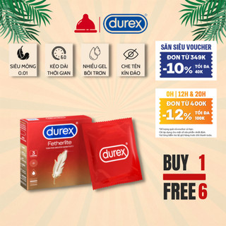 Bao cao su Durex Fetherlite 3 bao