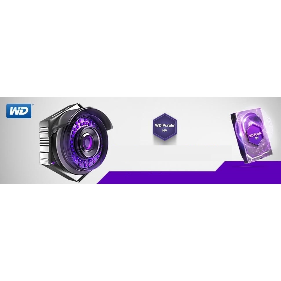 Ổ cứng HDD 1T WD Purple - Ổ cứng HDD màu tím - Ổ cứng cho đầu ghi camera Hàng chính hãng