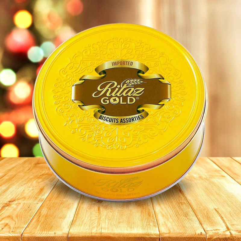 Bánh Quy Ritaz Gold Assorted Biscuits 90g HT tròn nhỏ