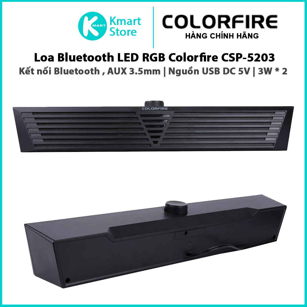 Loa Bluetooth Colorfire Soundbar CSP-5203 | Nguồn USB DC 5V | Kết nối Bluetooth , AUX 3.5mm - Hàng Chính Hãng