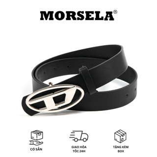 MORSELA® chính hãng - Thắt lưng chữ D nam nữ dây nịt da cao cấp hợp kim phong cách Y2K