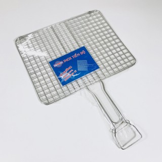 Vỉ nướng inox Tiến Độ cao cấp đủ loại, vỉ kẹp, vỉ sườn dùng nướng thịt trên bếp than, bếp gas loại