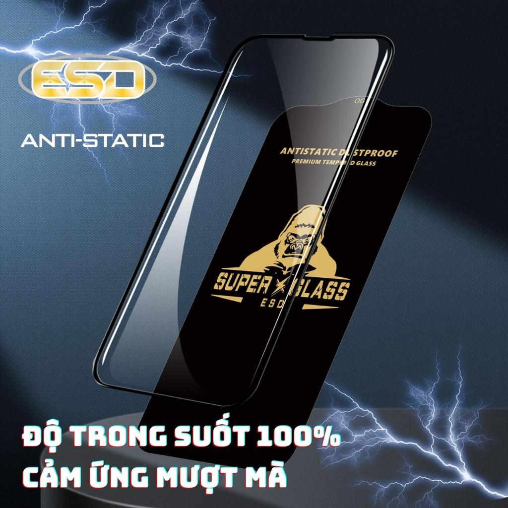 Kính cường lực Oppo A3s, A1k, A94 Kingkong full màn | Miếng dán bảo vệ màn hình cho opoo | OPKEM