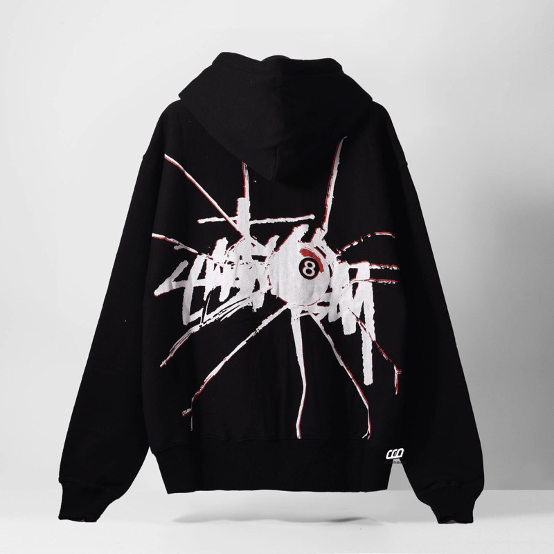 Áo Hoodie Stussy Shattered vỡ kính form chính hãng cao cấp, nỉ mùa đông hàn quốc