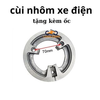 cùi nhôm độ phanh đĩa sau dành cho xe điện kèm ốc