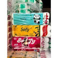 Giấy vệ sinh SOFY VÀNG không lõi