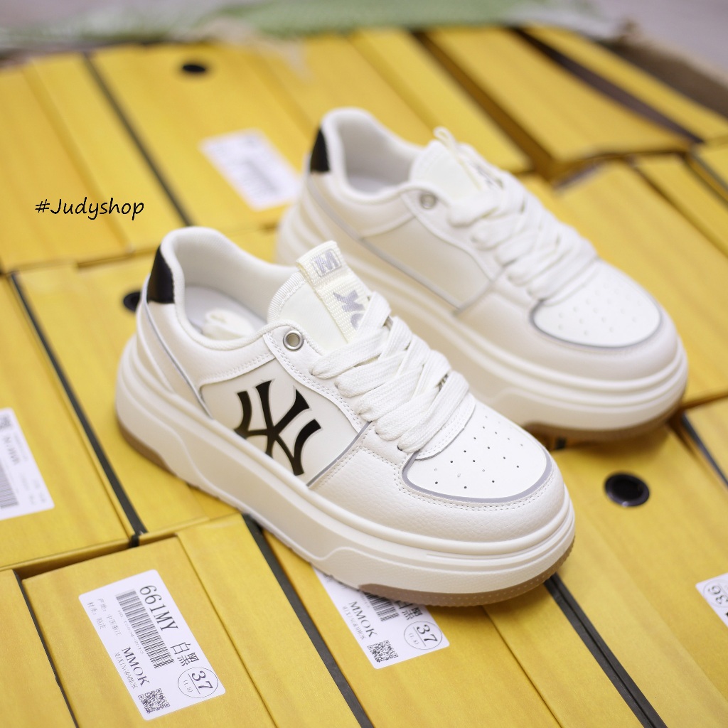Giày Sneakers Nữ - Giày Thể Thao MMOK NY Đế Độn 5p QCCC Fullbox