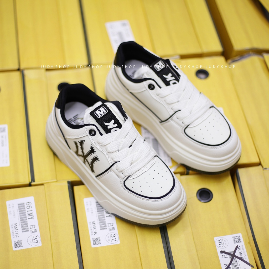 Giày Sneakers Nữ - Giày Thể Thao MMOK NY Đế Độn 5p QCCC Fullbox