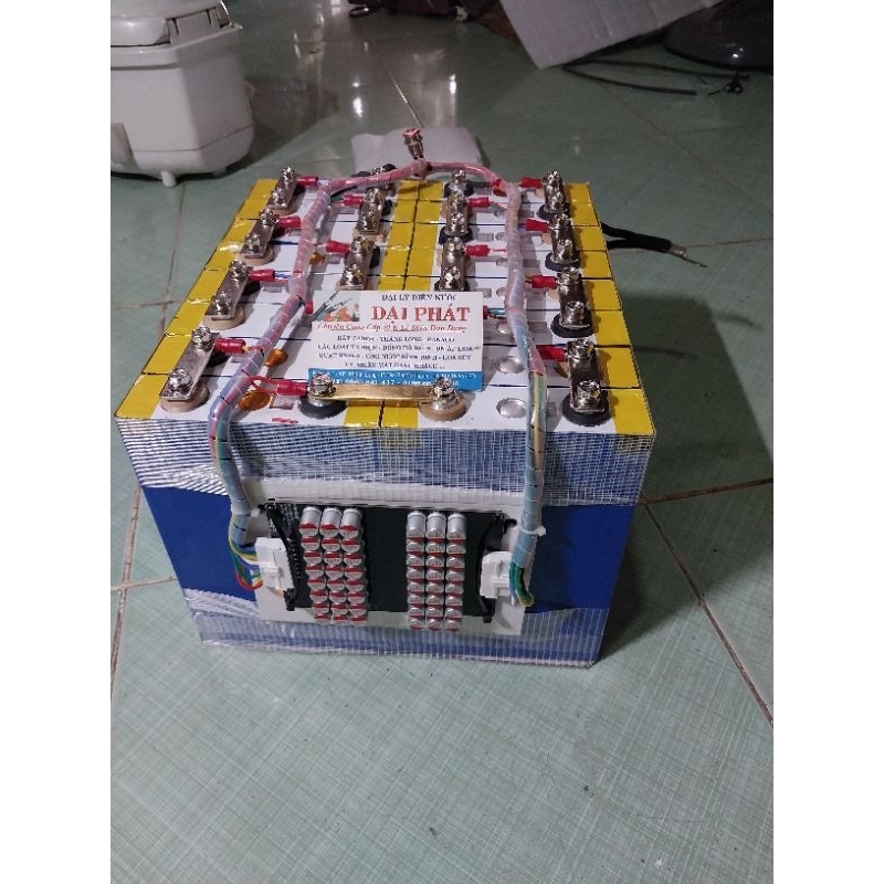 Pin lithium sắt lipoe04 16s 51v 100ah lưu trữ 5,1kw