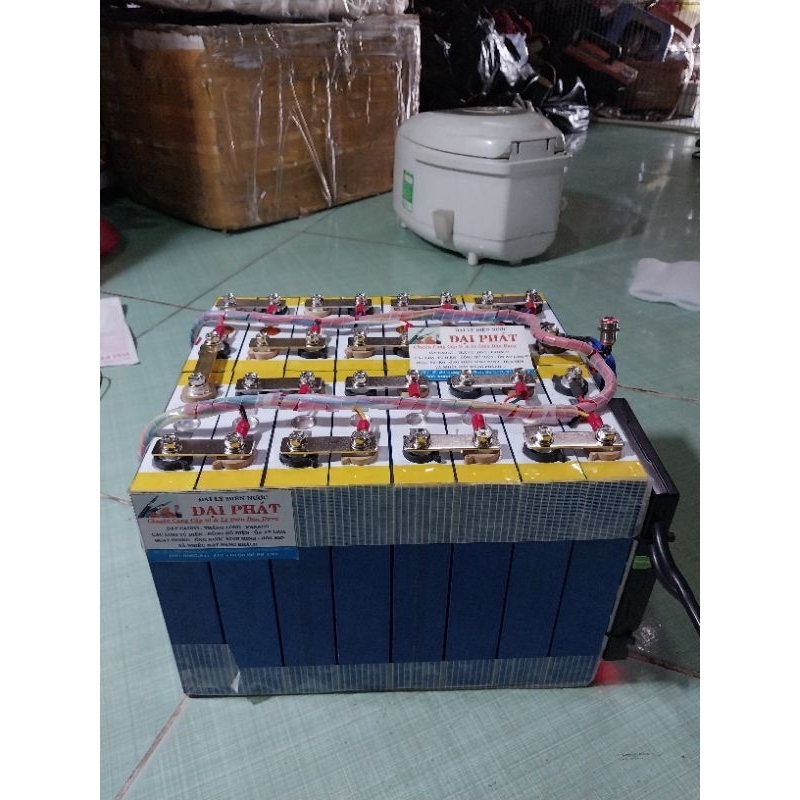 Pin lithium sắt lipoe04 16s 51v 100ah lưu trữ 5,1kw