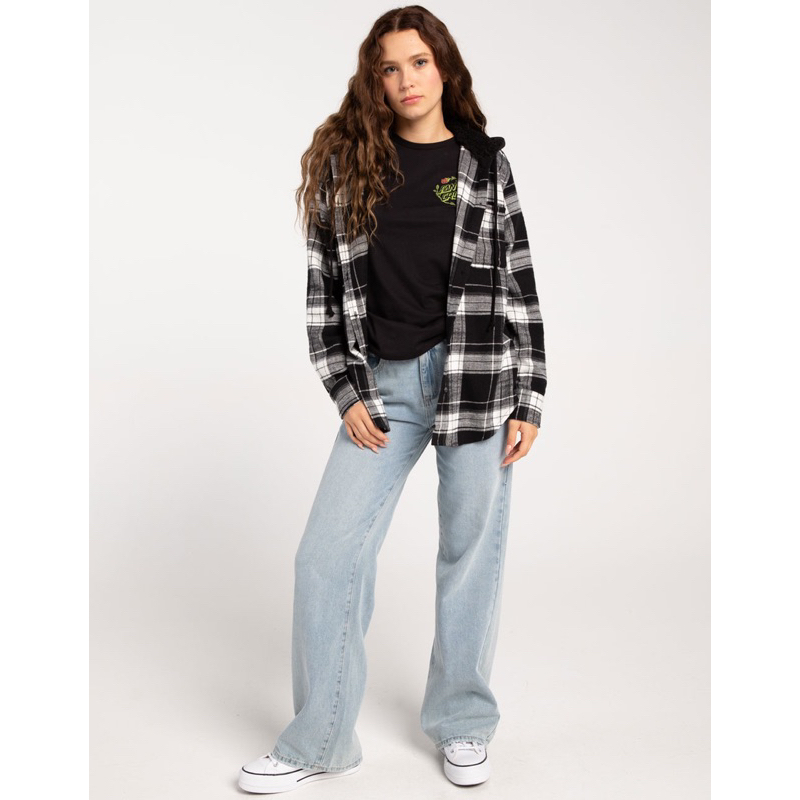 Áo sơmi dày thu đông có mũ LoveTr** tqxk