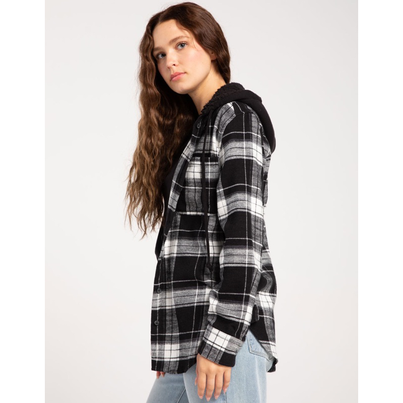 Áo sơmi dày thu đông có mũ LoveTr** tqxk