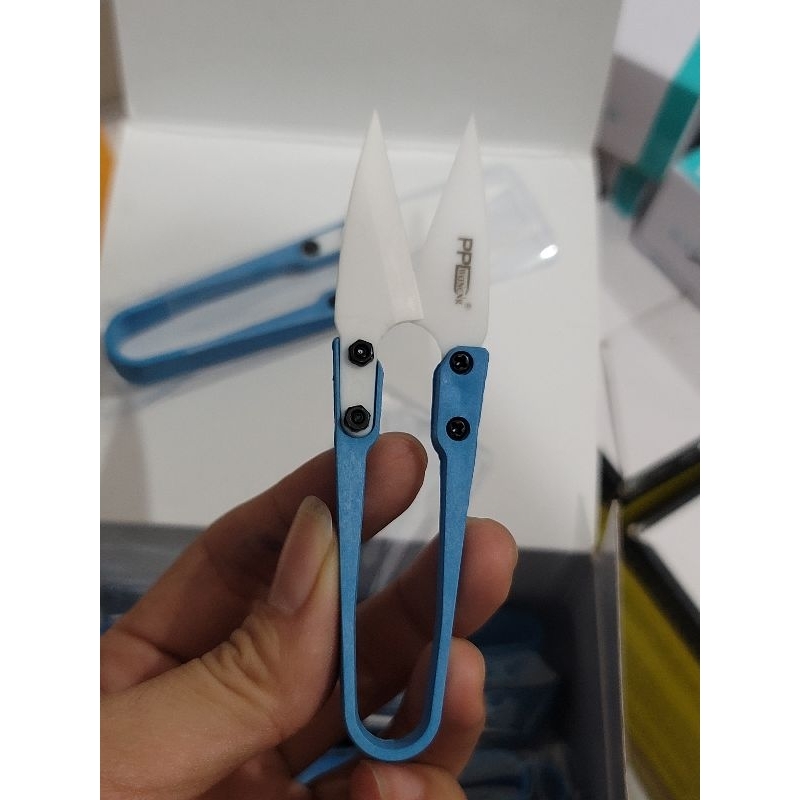 Kéo cắt lưỡi sứ chống chạm chập PPD woneng