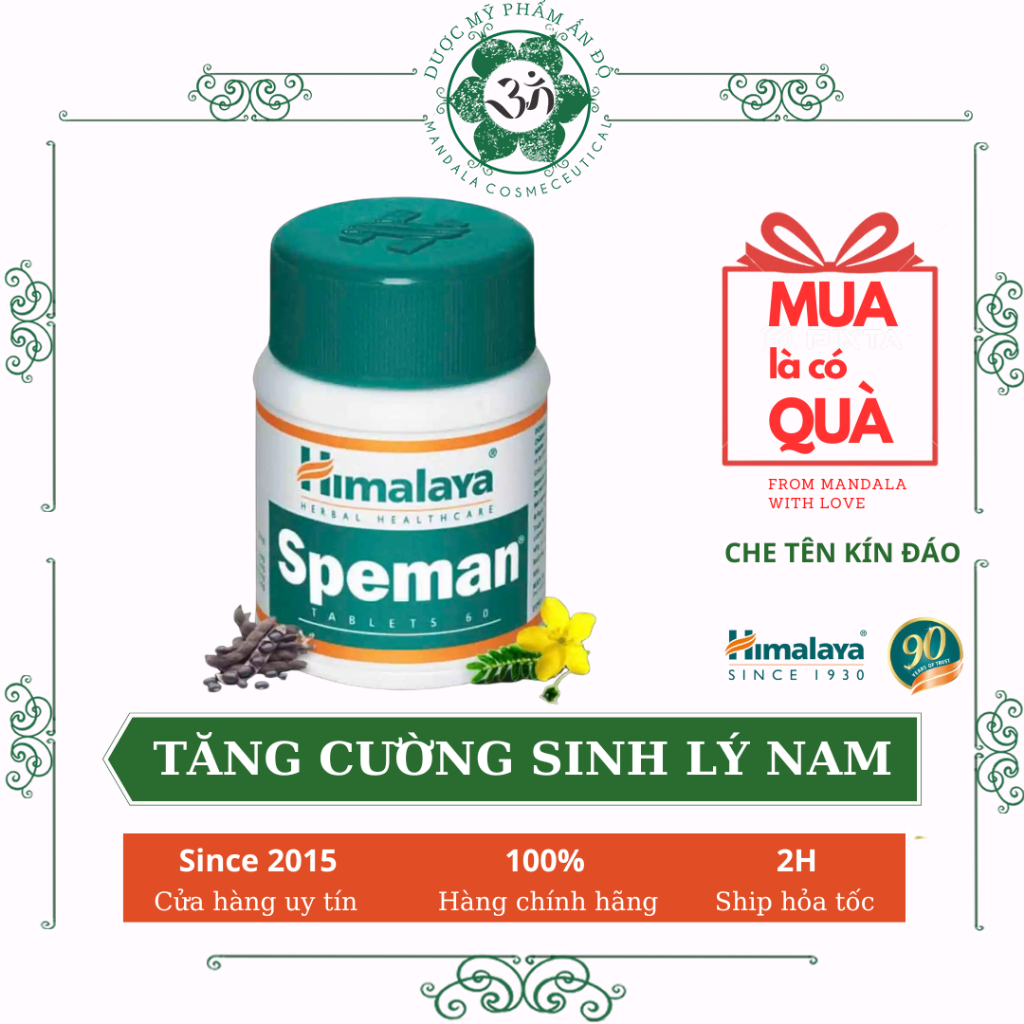 Himalaya Speman Viên uống tăng cường sinh lý nam giới - MandalaShop