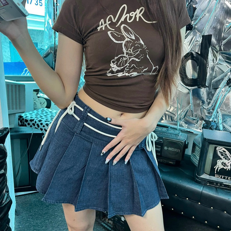 Váy ERRORIST Rope Jeans Skirt