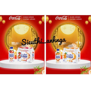 Lốc 6 Chai Sữa trái cây Nutri Boost trái cam/Dâu/ 297ml