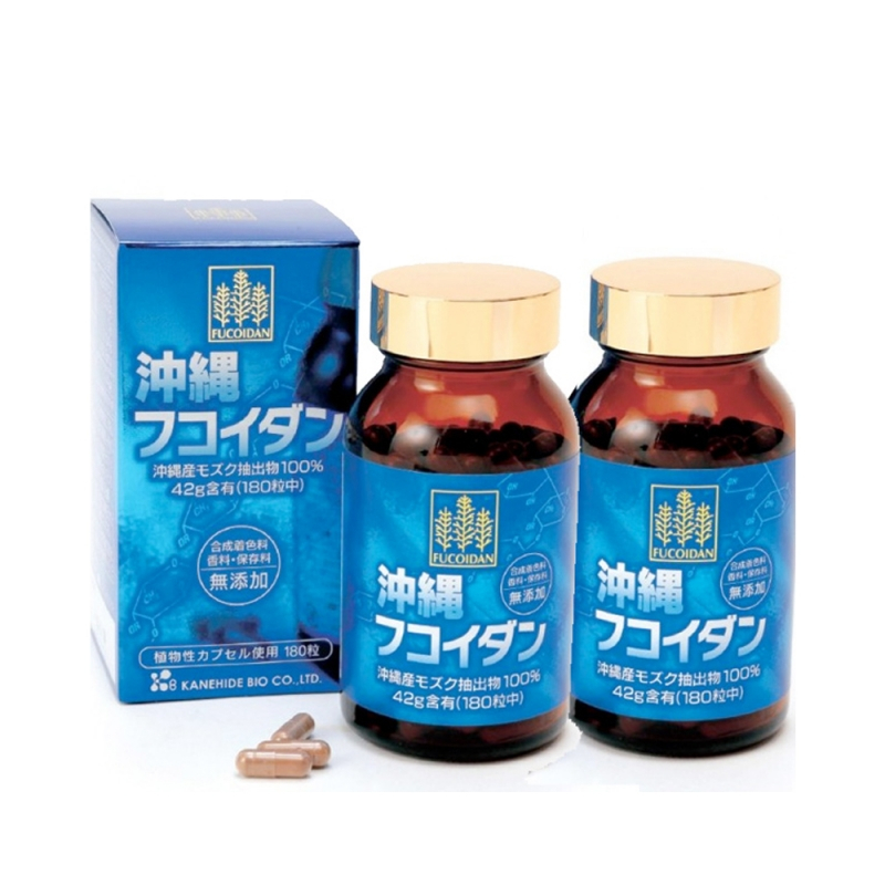 Viên uống tảo nâu Fucoidan Okinawa xanh 180 viên