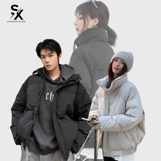 Áo phao trơn nam nữ chất phao béo cao cấp chuẩn form hàng cao cấp chính hãng mùa đông đầy đủ tem mác Sanxinh566