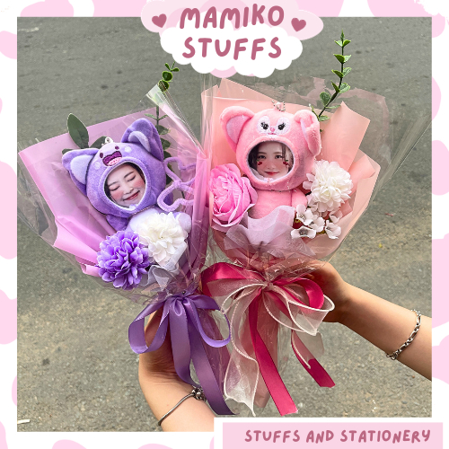 Bó hoa gấu bông dễ thương làm quà 14/2, quà 8/3, quà sinh nhật siêu xinh