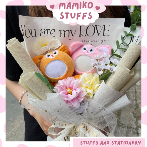 Bó hoa gấu bông dễ thương làm quà 14/2, quà 8/3, quà sinh nhật siêu xinh