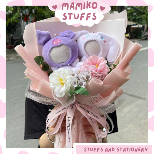 Bó hoa gấu bông dễ thương làm quà 14/2, quà 8/3, quà sinh nhật siêu xinh