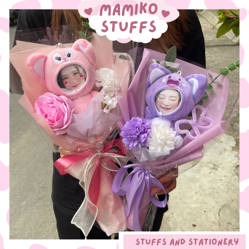 Bó hoa gấu bông dễ thương làm quà 14/2, quà 8/3, quà sinh nhật siêu xinh