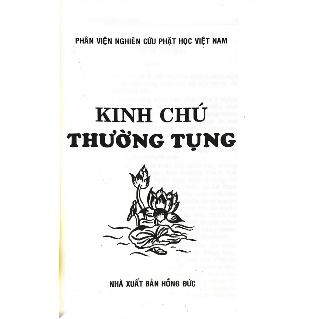 Sách - Kinh Chú Thường Tụng - Bìa mềm