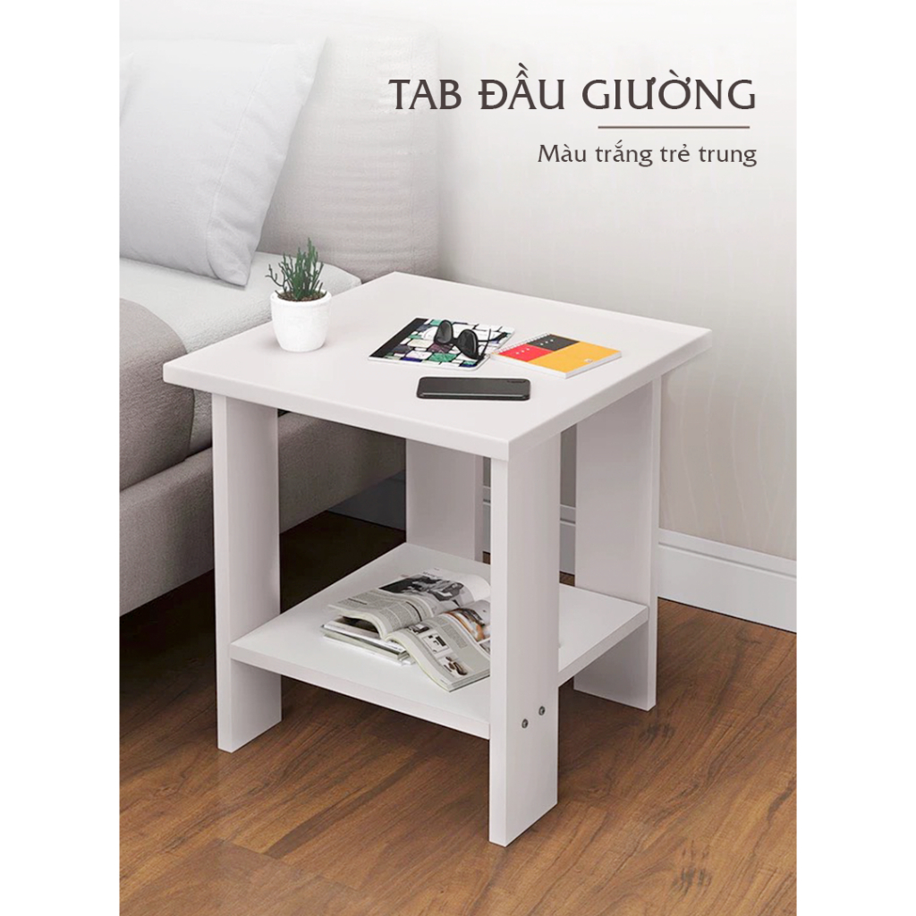 KỆ ĐỂ ĐỒ ĐẦU GIƯỜNG CÓ 2 MÀU LỰA CHỌN GP23