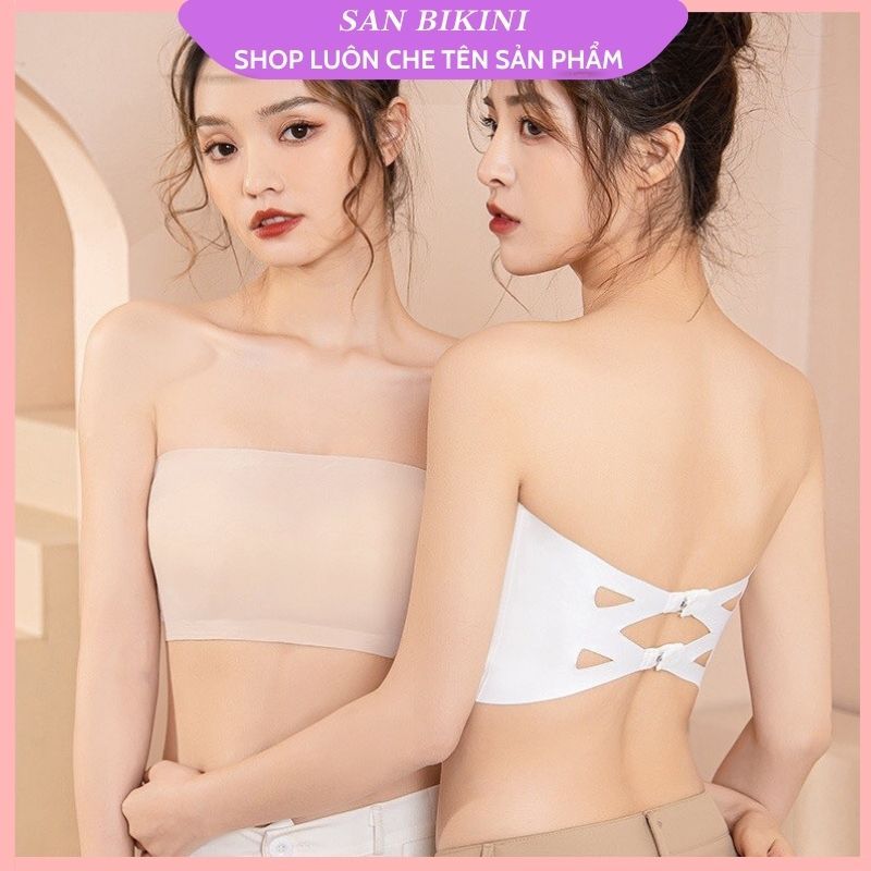 Áo Bra Nữ Không Dây Big Size Có Mút Ngực Không Gọng Nâng Ngực - Áo Lót Nữ Su Siêu Mềm Mịn San Bikini A12