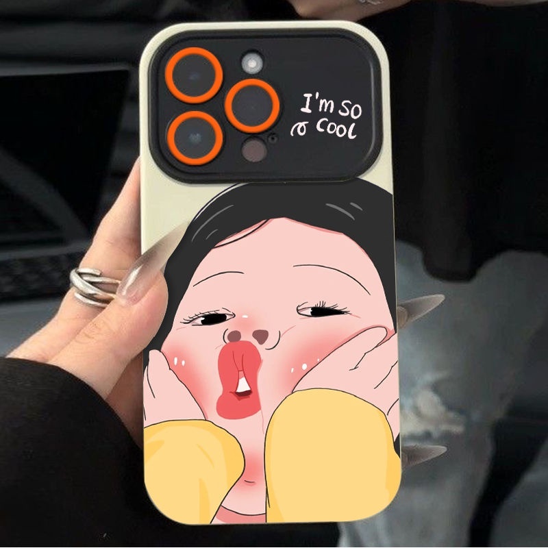 Ốp iphone khung camera hình cặp đôi hài hước funnycouple iPhone 15 14 XR 13 11 12 Pro Max 8 7 6 6S Plus X Xs Max