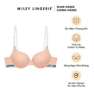 Áo Cotton Có Gọng Đệm Vừa Nâng Ngực Nhẹ Nhàng Lưng Logo Màu Da BeingMe Miley Lingerie - BRD09002