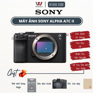 Máy ảnh sony a7c ii l a7cii l a7c mark 2 - hàng chính hãng