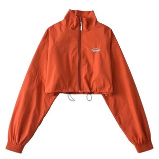 ÁO KHOÁC GIÓ CROPTOP THÊU FOOLOANDY